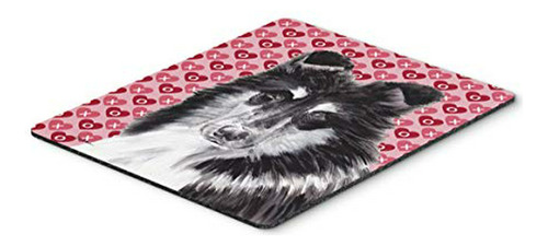 Tesoros De Caroline Blanco Y Negro Corazones Collie & Love A