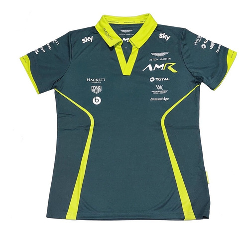 Playera Polo Dama Aston Martin Racing Producto Genuino 