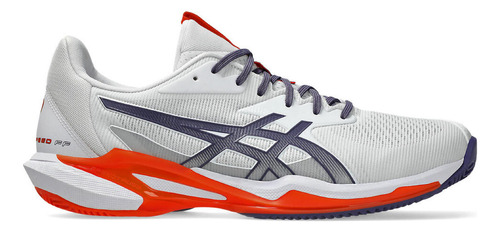 Zapatilla Asics Solution Speed Ff 3 Clay White/greyish Purpl