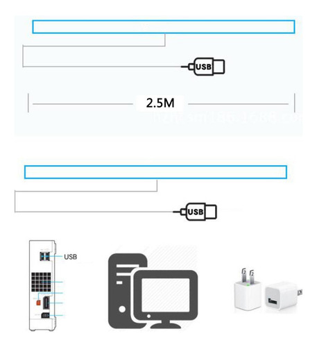 Barra De Sensor Usb Para Wii Remote Motion Ir Ray Inductor