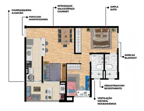 Apartamento À Venda, 65 M² Por R$ 390.000,00 - Vila Curuçá - Santo André/sp - Ap11669