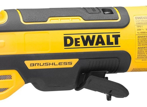 Esmeril Angular Dewalt 1700w Sin Carbones Brushless Dwe4324