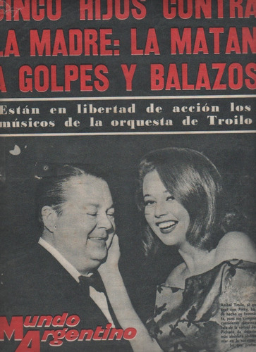 Revista * Mundo Argentino * Anibal Troilo , Pinky - Año 1964