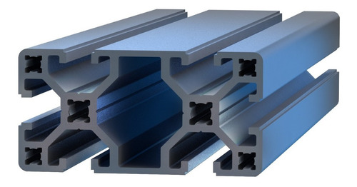 Imagen 1 de 10 de Perfil Aluminio 4080 1 Mt Tipo Bosch Router Cnc Estructural