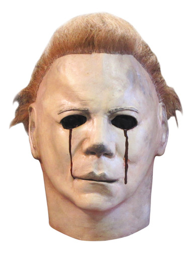 Máscara Michael Myers Con Pelo Y Lagrimas De Sangre