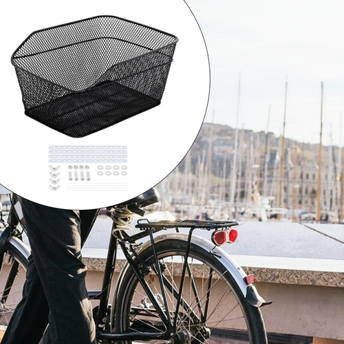 Cesta Trasera Para Bicicleta, Cesta Universal De Alambre De