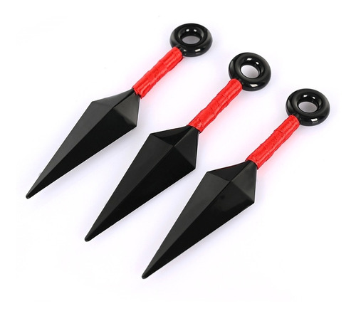 Kunai Naruto Shippuden Aldea De La Hoja Escondida Negros X 3