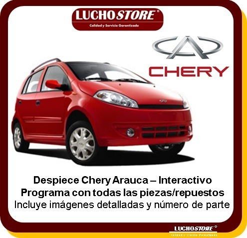 Chery Face Despiece Interactivo Repuestos Numeros De Parte