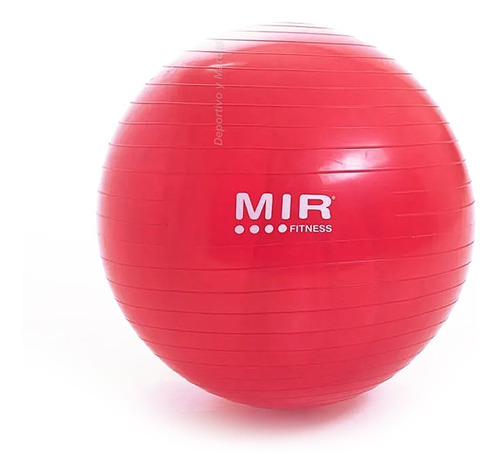 Pelota Esferodinamia 55 Cm Reforzada Mir Rojo Medicinal Fit