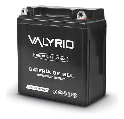 Bateria Gel Valyrio12n5-3b Fz 16 Xtz Ybr 125 Spektor Vo001-1