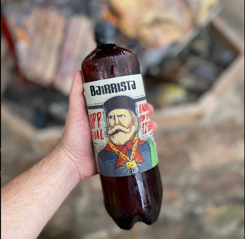 Chopp Bairrista 4.3% Puro Malte Salva Beer 1l 3un