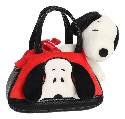Aurora® Peanuts® Fancy Pals Peek-a-boo Snoopy & Belle Bolso Rojo