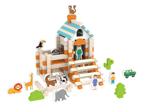 120 Piezas Diy Modelo De Construcción Kits De Casa De