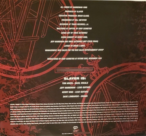 Imagen 3 de 6 de Slayer Haunting The Chapel Vinilo Rock Activity