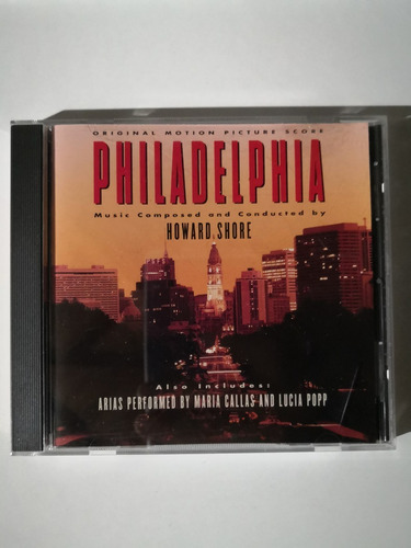 Howard Shore Philadelphia Soundtrack Cd / Kktus 