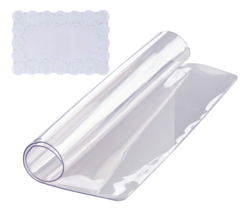 Vevor Mantel Transparente Cuadrado 91,6x91,6 Cmmantel De Pvc