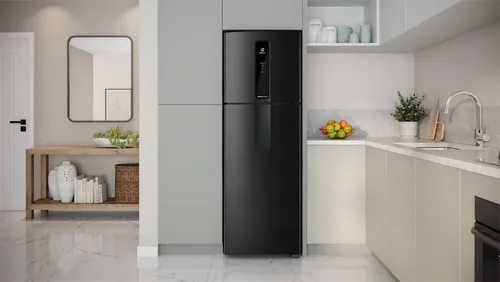 Heladera Refrigerador Electrolux If43b Inverter 408l Color Negro