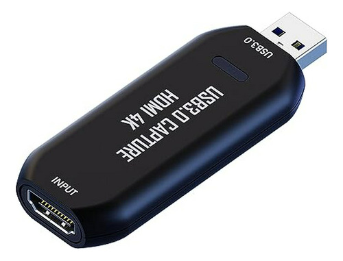  Capturadora Usb 3.0 Hdmi 4k Compatible Con Dslr Y Camcorder