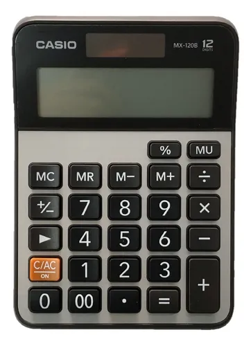 Calculadora casio mx 120 sale