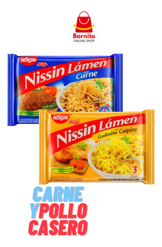 Nissin Ramén Carne Y Pollo X Pack X 30 + Regallo