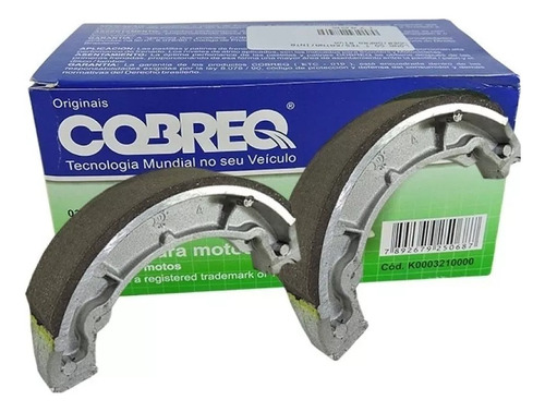 Lona De Freio Traseira Titan Fan 160 2023 Original Cobreq