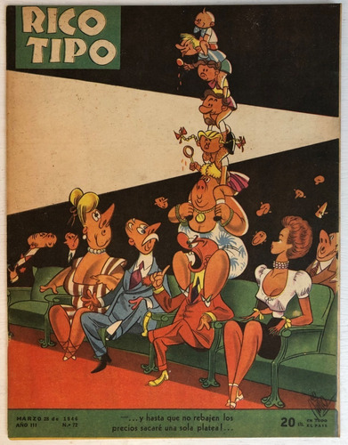 Revista Rico Tipo N° 72 Divito Marzo 1946