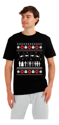 Playera Star Wars Navidad Diseño 542 Playeras Beloma