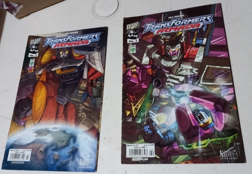 Cómics Transformers Armada Números 2 Y 3 (Usado)