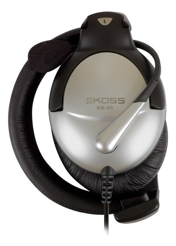 Auriculares supraaurales con cable Koss Sb45, color plateado