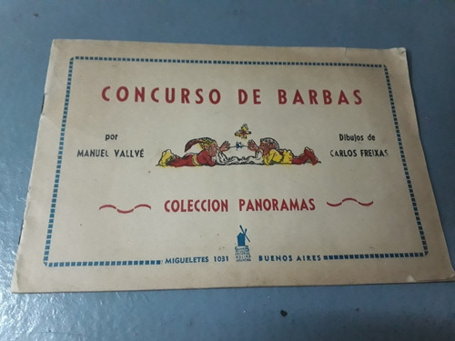 Libro Concurso De Barbas Infantil Vallve Freixas 04-1951