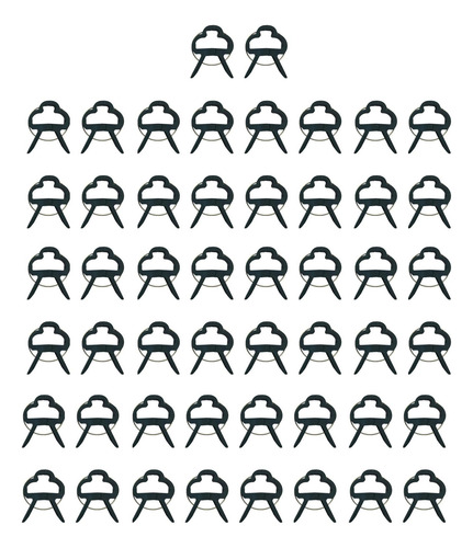 50 Piezas Clips Para Clips De Jardín Clips De Agarre L