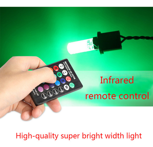 Bombilla Led Rgb T10 W5w, Luz De Cúpula Para Interior De Coc