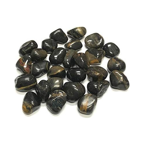 Piedras   Pulidas De Ónix Negro, Piezas De 1 Pulgada (...