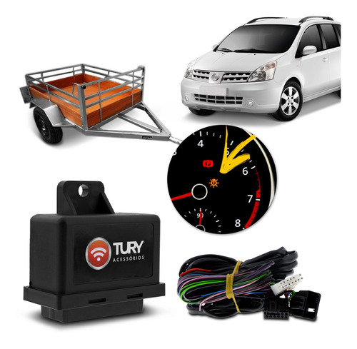 Módulo Iluminação Engate Tiida 2006 A 2016 Tury Connect 1 Y