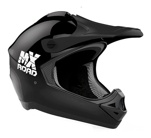 Imagen 3 de 6 de Casco Enduro H5 Mx Road +guantes + Antiparras Hawk Fas Motos