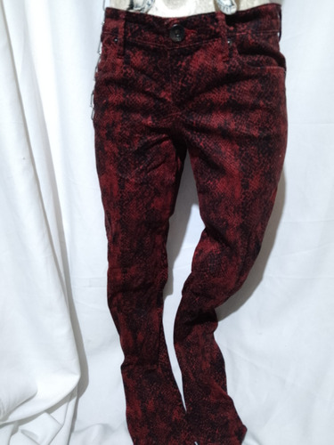 Sexy Pantalón Animal Print Rojo Express