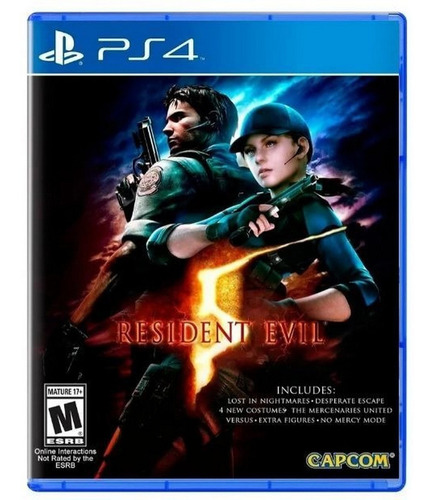 Resident Evil 5 Remastered Ps4 Formato Físico Original