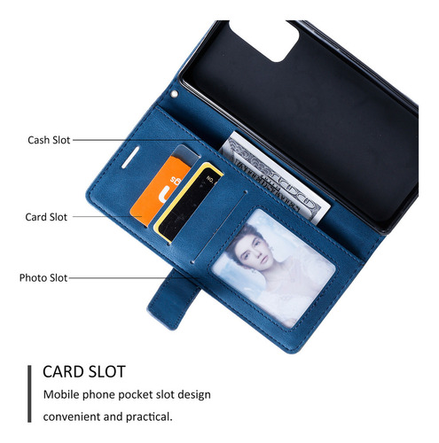 Funda Para Teléfono Oppo Find X2 Lite/k7/realme X7 Pro Ultra Wallet De Piel Sintética Con Ranura Para Tarjetas, Soporte