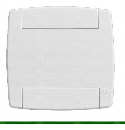 Placa Cega S/ Furo 4x4 Lev Espelho Branca Super Resistente Cor Branco