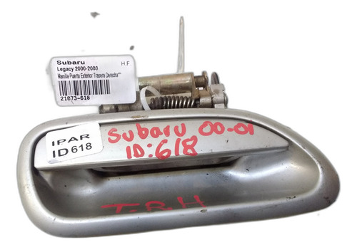 Manilla Puerta Ext Trasera Derecha Subaru Legacy 2000-2003