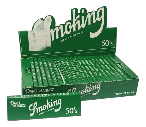 Caja De Rolling Paper Smoking Mantra 25ud Papel Para Liar 