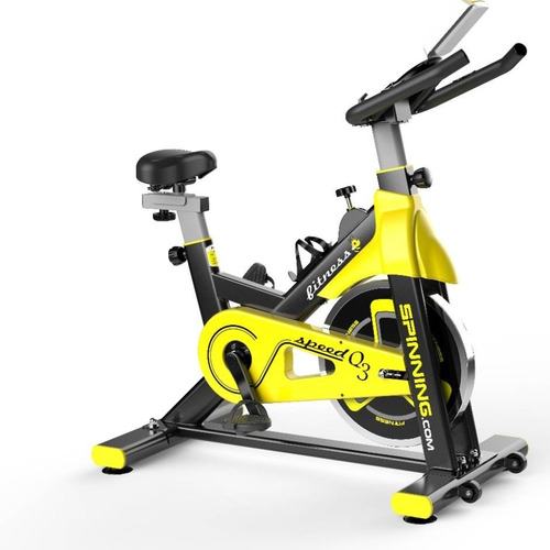 Bicicleta Estática Spinning + Monitor Fitness + Pedal Alumin