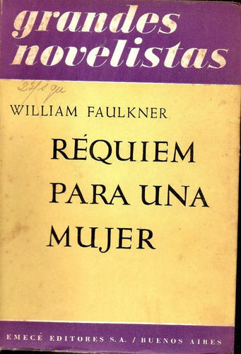 Requiem Para Una Sumisa William Faulkner 