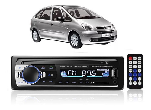 Imagem 1 de 6 de Auto Radio Bluetooth Usb Aux Sd Fm Mp3 Citroen Xsara Picasso Potente 4x60w Controle Aparelho Chamadas Spotity Player
