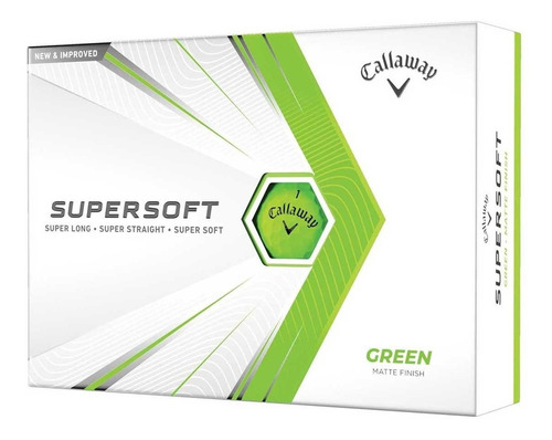 Pelotas Golf Callaway Supersoft (cajax12) | The Golfer Shop Color Verde