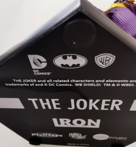 The Joker (coringa) - Iron Studios - By Ivan Reis - 1/10 (Usado)