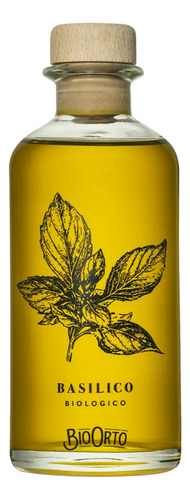 Aceite De Oliva Con Sabor A Albahaca Bioorto 200 Ml