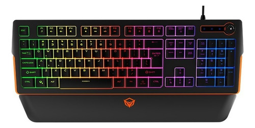 Meetion K9520 Rgb Teclado Gamer Anti Ghosting Profesional Teclado Negro