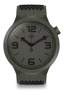 Reloj Swatch Bbbubbles So27m100 Big Bold Silicona Verde