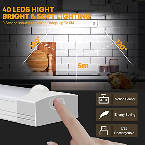 Luces Led Recargables Con Sensor De Movimiento Para Gabinete